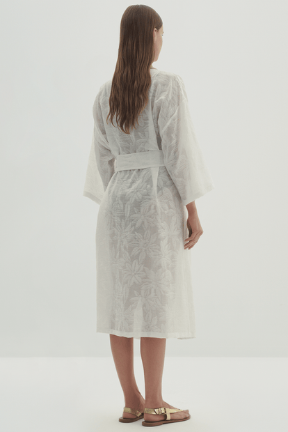 Kuşaklı Uzun Kimono