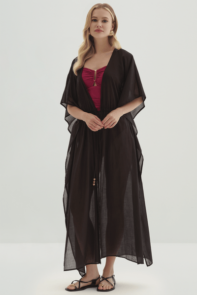 Bağlama Detaylı Kimono