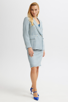 Tüvit Kruvaze Blazer Ceket