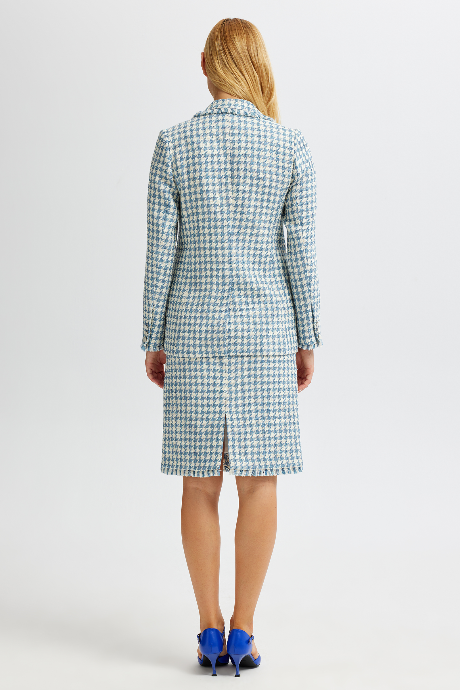 Tüvit Kruvaze Blazer Ceket