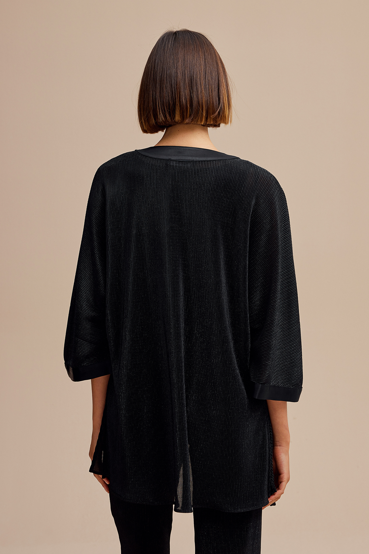 Piliseli Şık Kimono Ceket