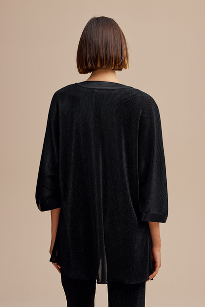 Piliseli Şık Kimono Ceket