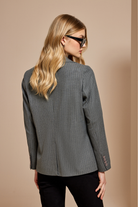 Çizgili Blazer Ceket
