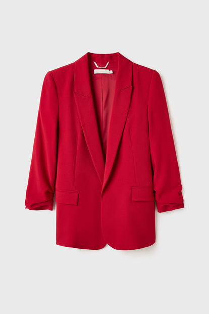 Kolu Büzgülü Ceket