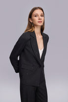 Kolucu Detaylı Klasik Ceket