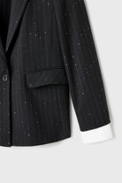 Kolucu Detaylı Klasik Ceket