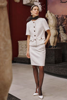 Yarım Kollu Tüvit Ceket