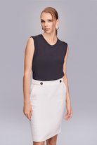 Desenli Diz Boy Etek