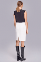 Desenli Diz Boy Etek