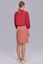 Önü Panelli Tüvit Etek