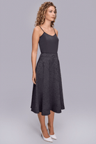 Midi Boy Dokulu Etek