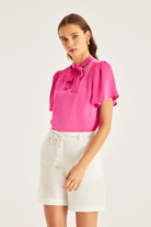 Beli Kuşaklı Duble Paça Şort