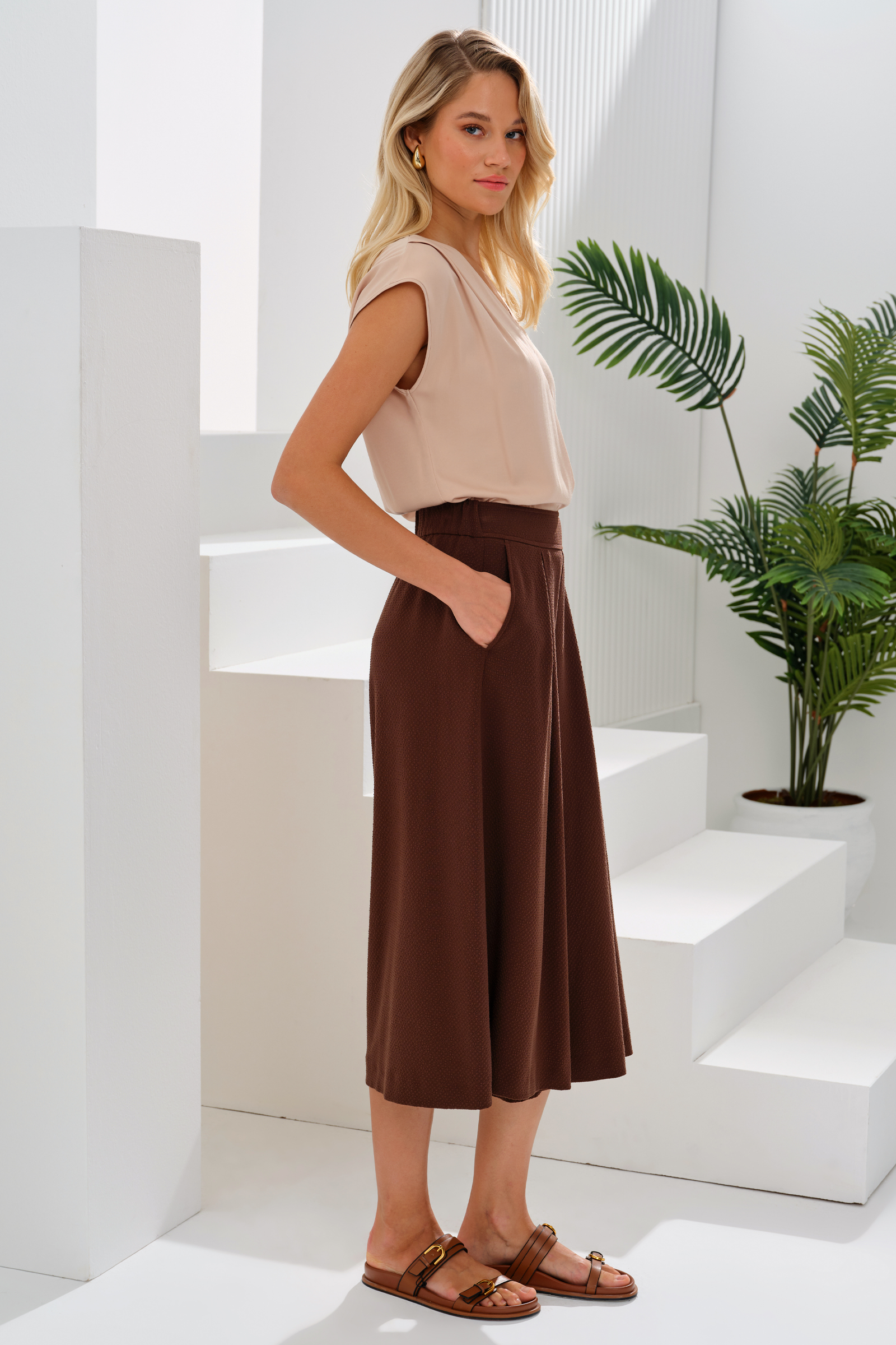 Bol Paça Kapri Boy Pantolon