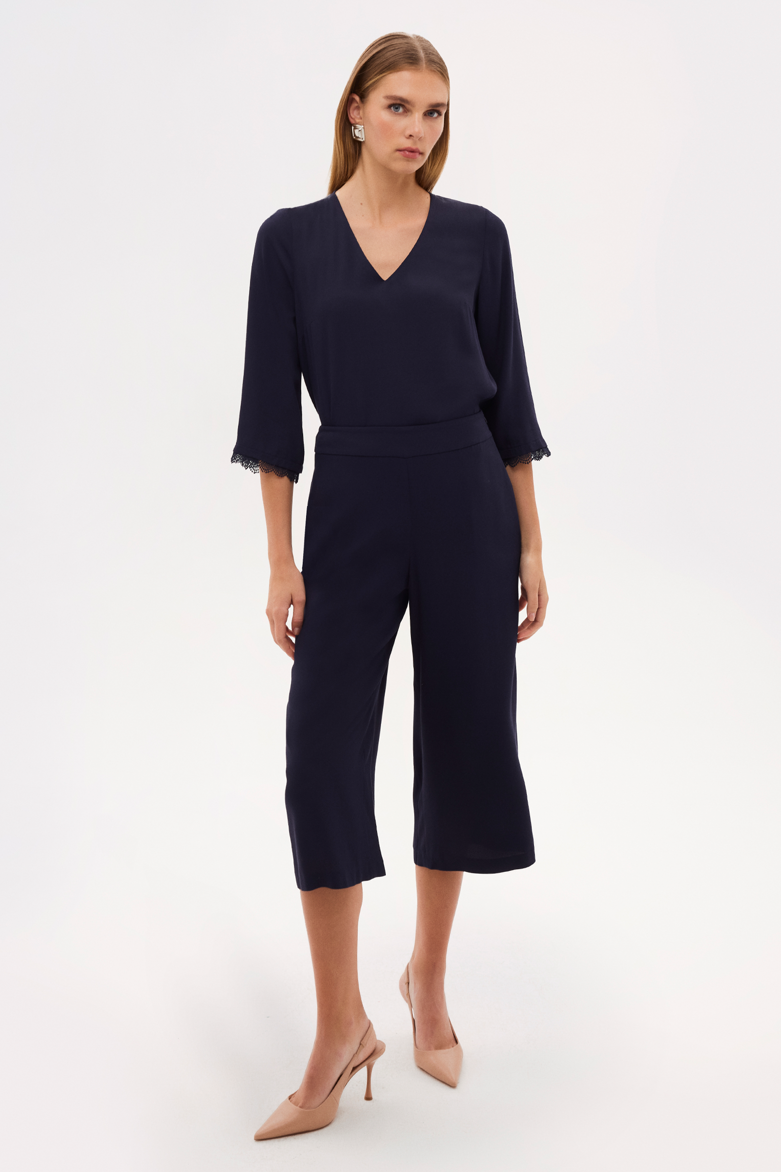 Kısa Bol Paça Pantolon