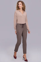 Beli Bağlamalı Havuç Form Pantolon