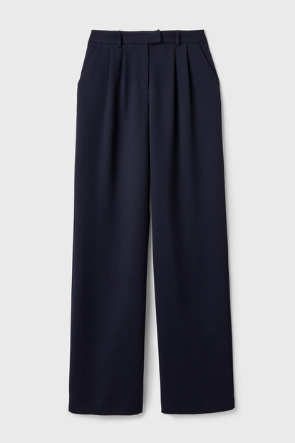 Pileli Bol Paça Pantolon