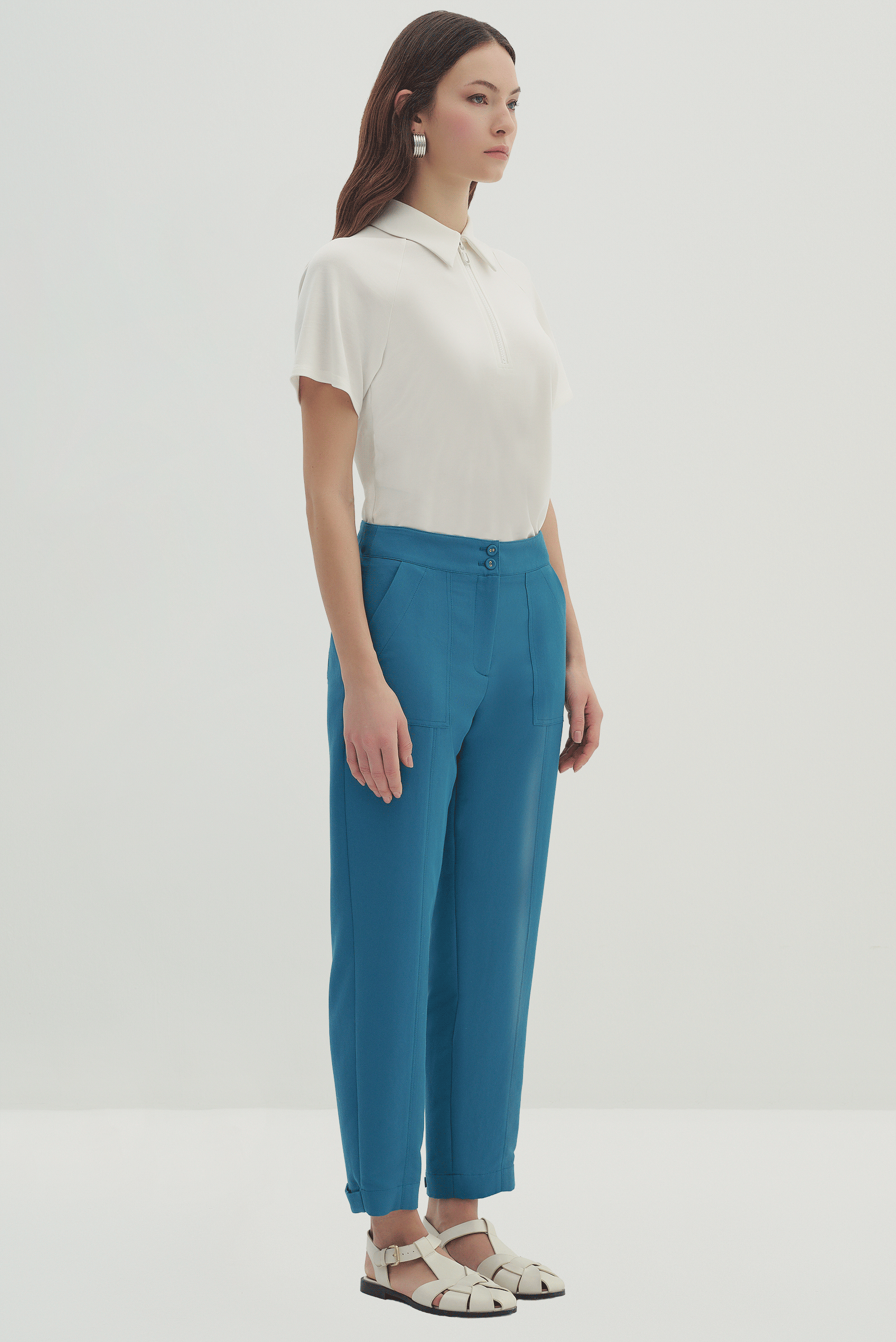 Havuç Form Cepli Pantolon