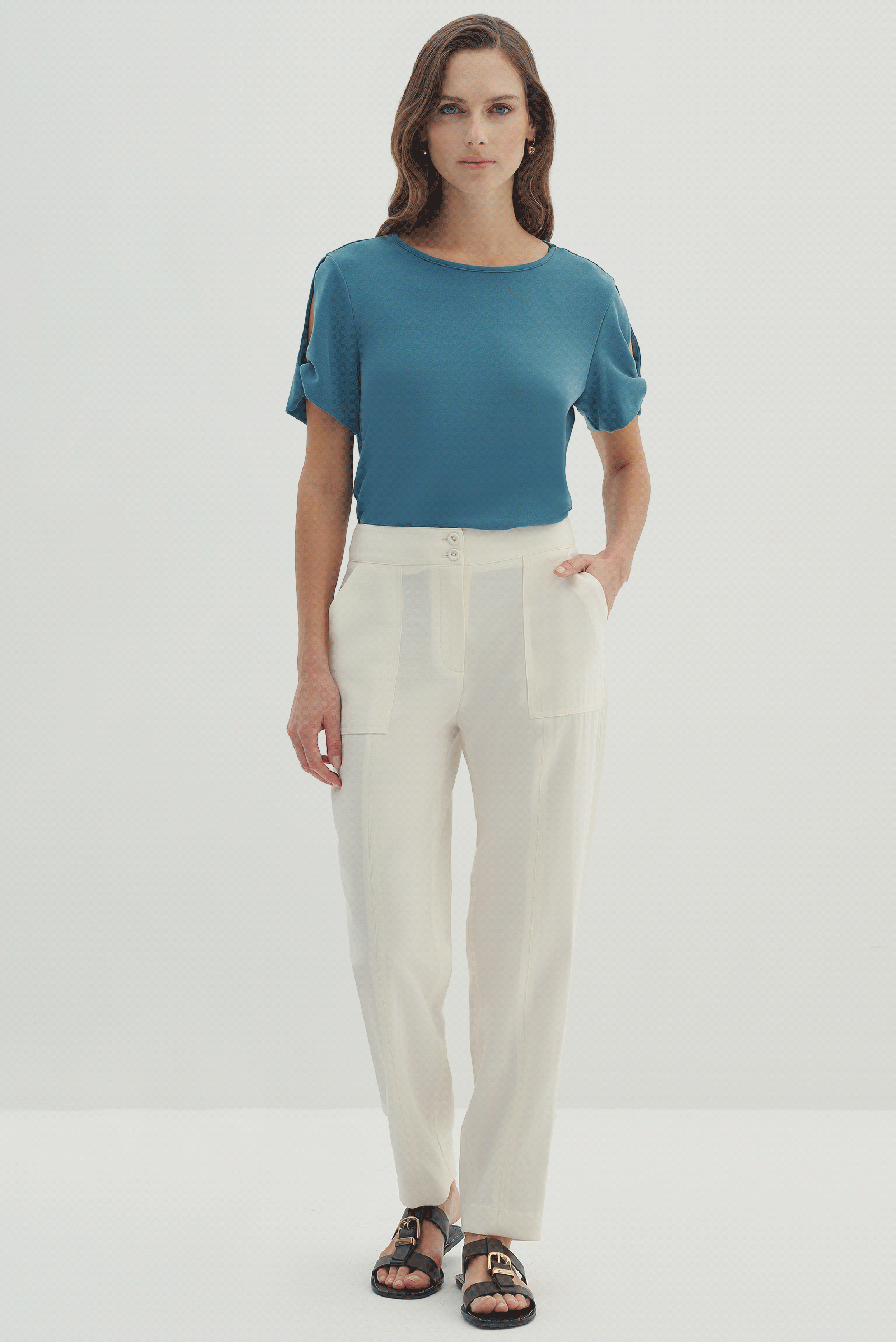 Havuç Form Cepli Pantolon