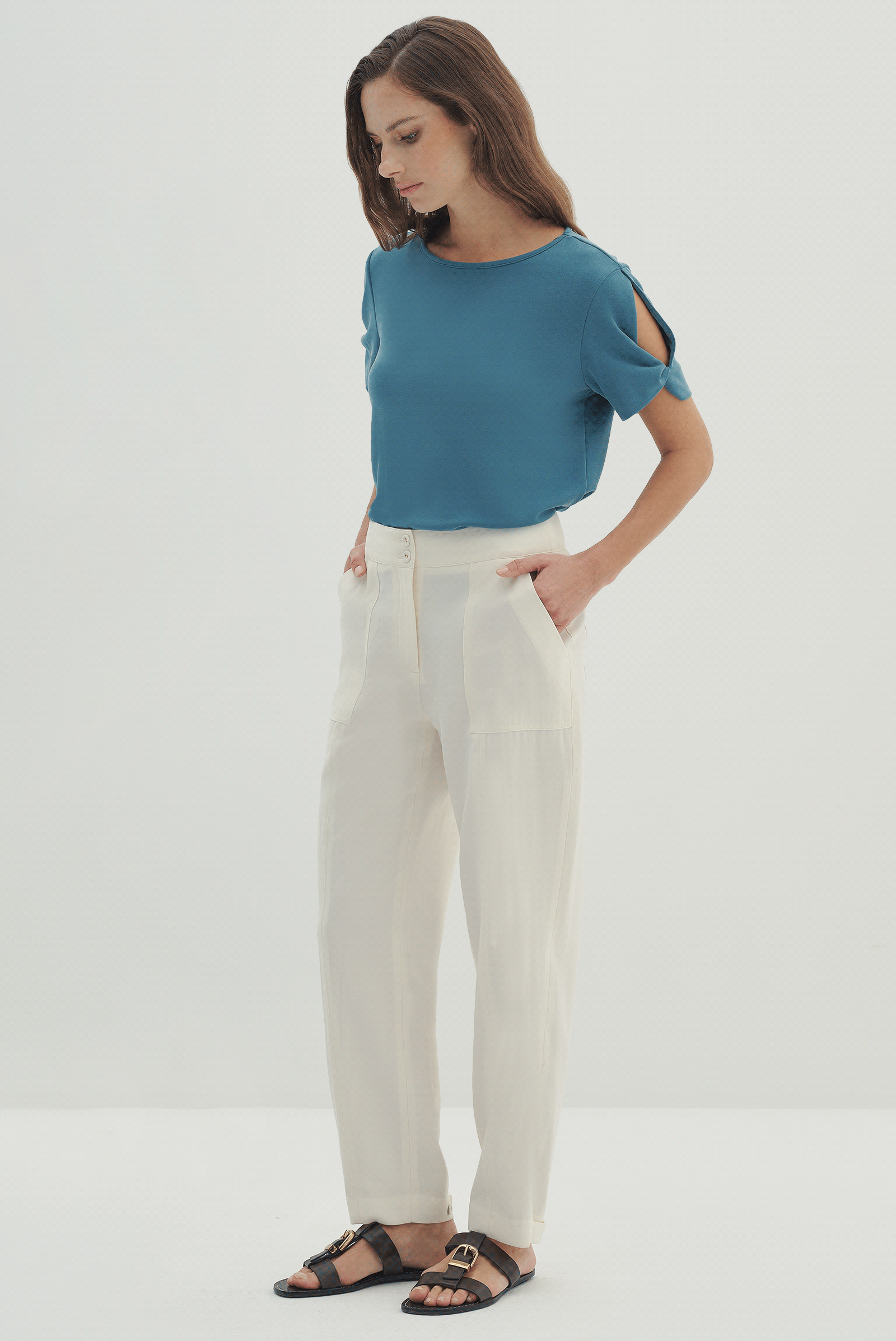 Havuç Form Cepli Pantolon