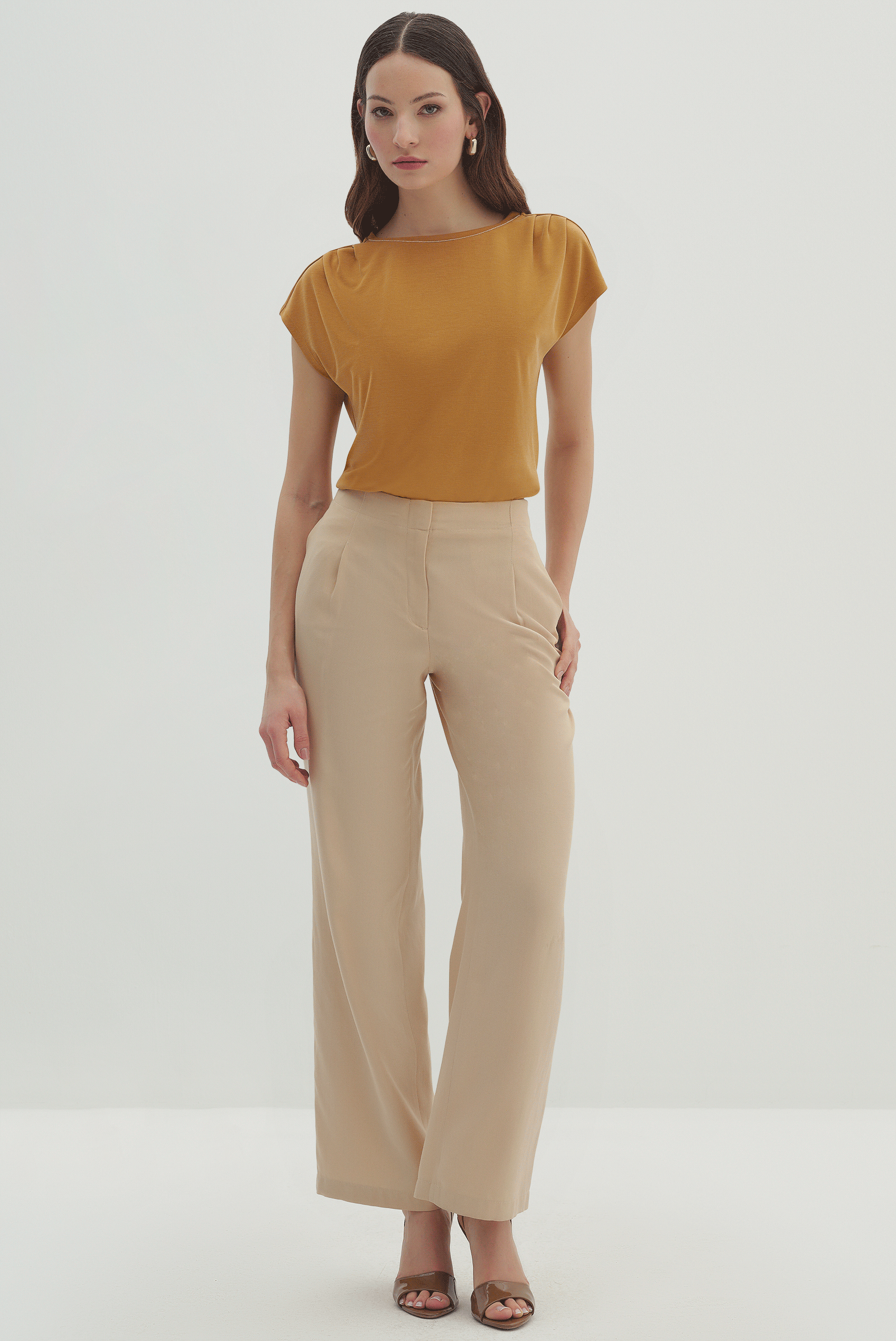 Yüksek Bel Klasik Pantolon