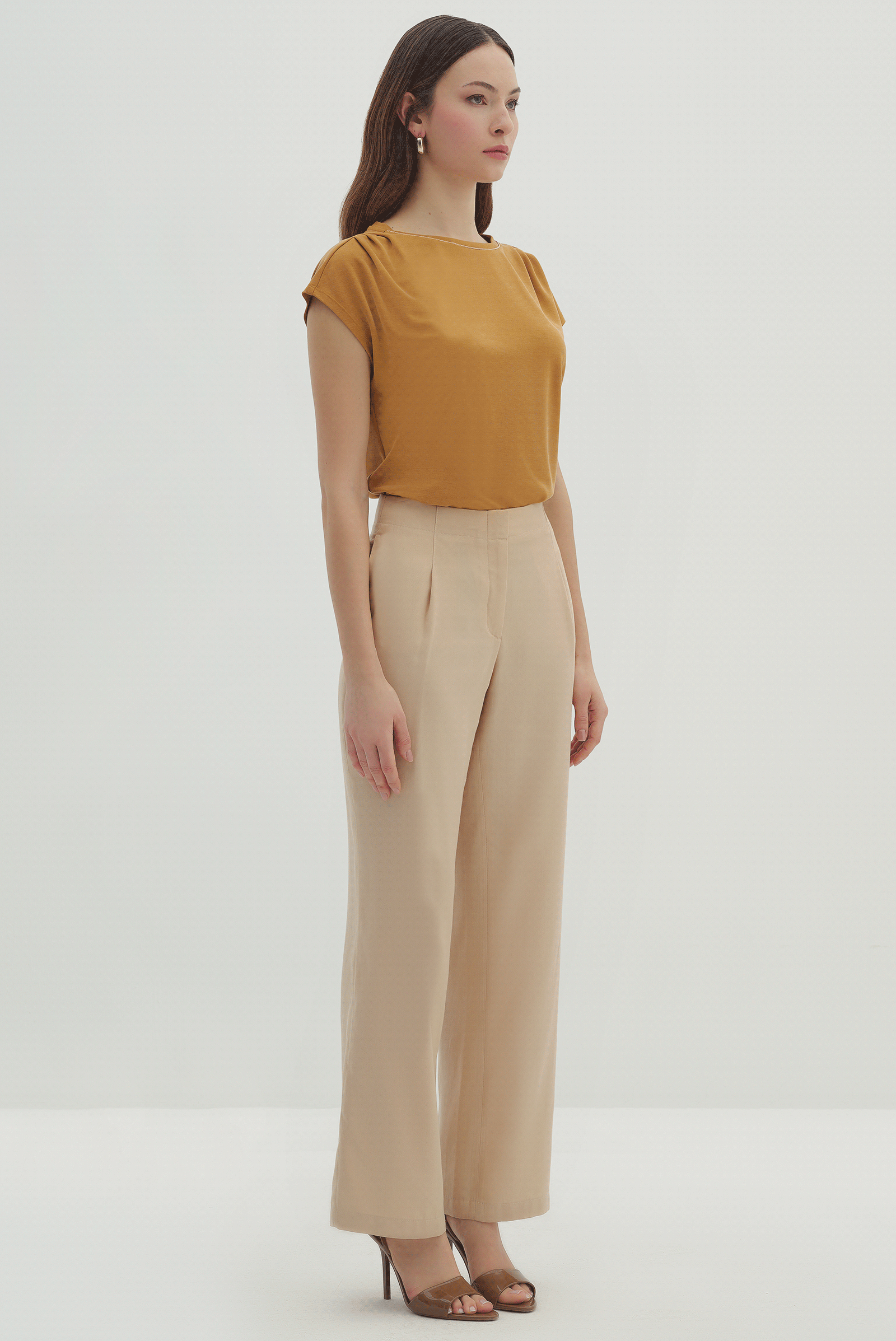 Yüksek Bel Klasik Pantolon