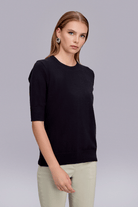 Yarım Kollu Triko Bluz