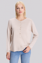 Düğmeli Triko Hırka