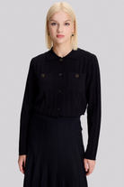 Gömlek Yakalı Triko Hırka