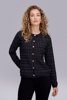 Düğme Detaylı Triko Hırka