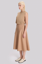 Midi Boy Triko Kloş Etek