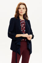 Asimetrik Dökümlü Ceket