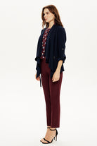 Asimetrik Dökümlü Ceket