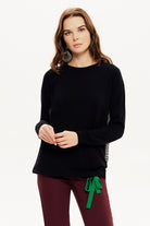 Bağcıklı Triko Bluz