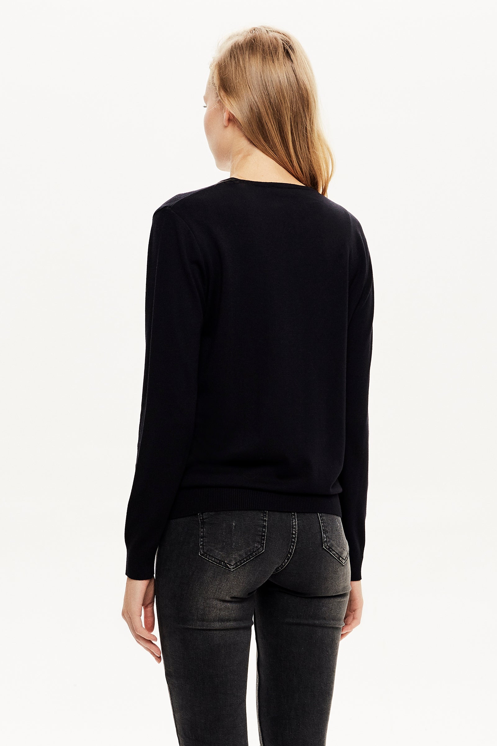 Yıldız Detaylı Triko Bluz