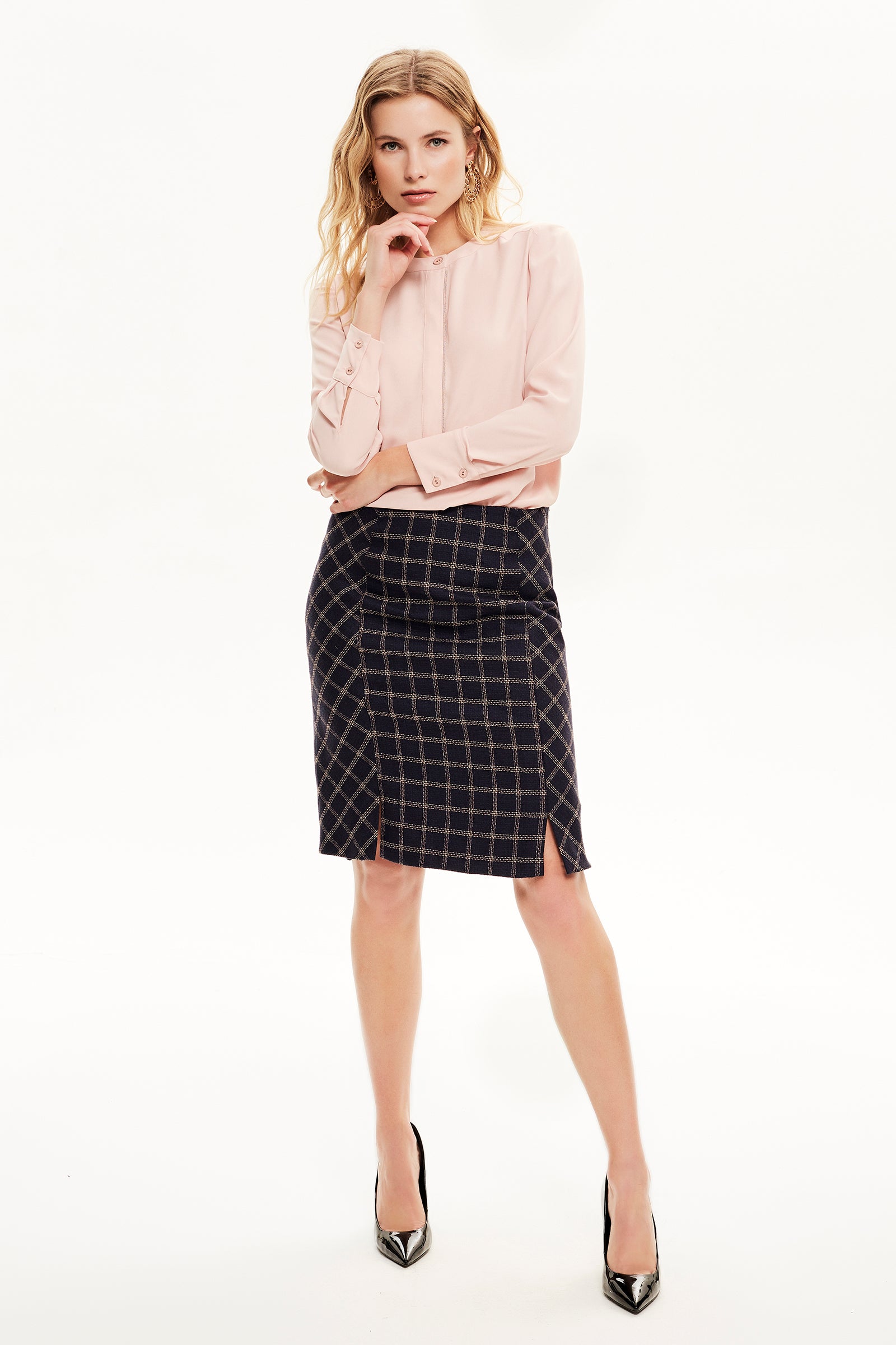 Yırtmaç Detaylı Etek