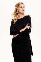 Bağlama Detaylı Saten Bluz