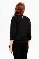 Bağcıklı Truvakar Kol Bluz