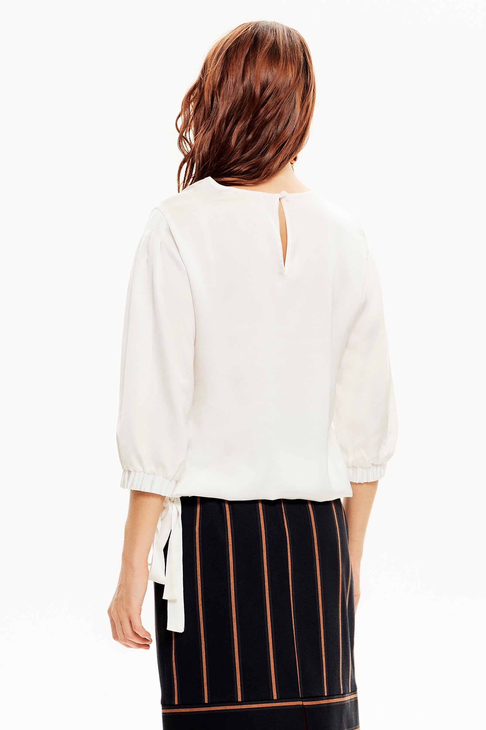 Bağcıklı Truvakar Kol Bluz