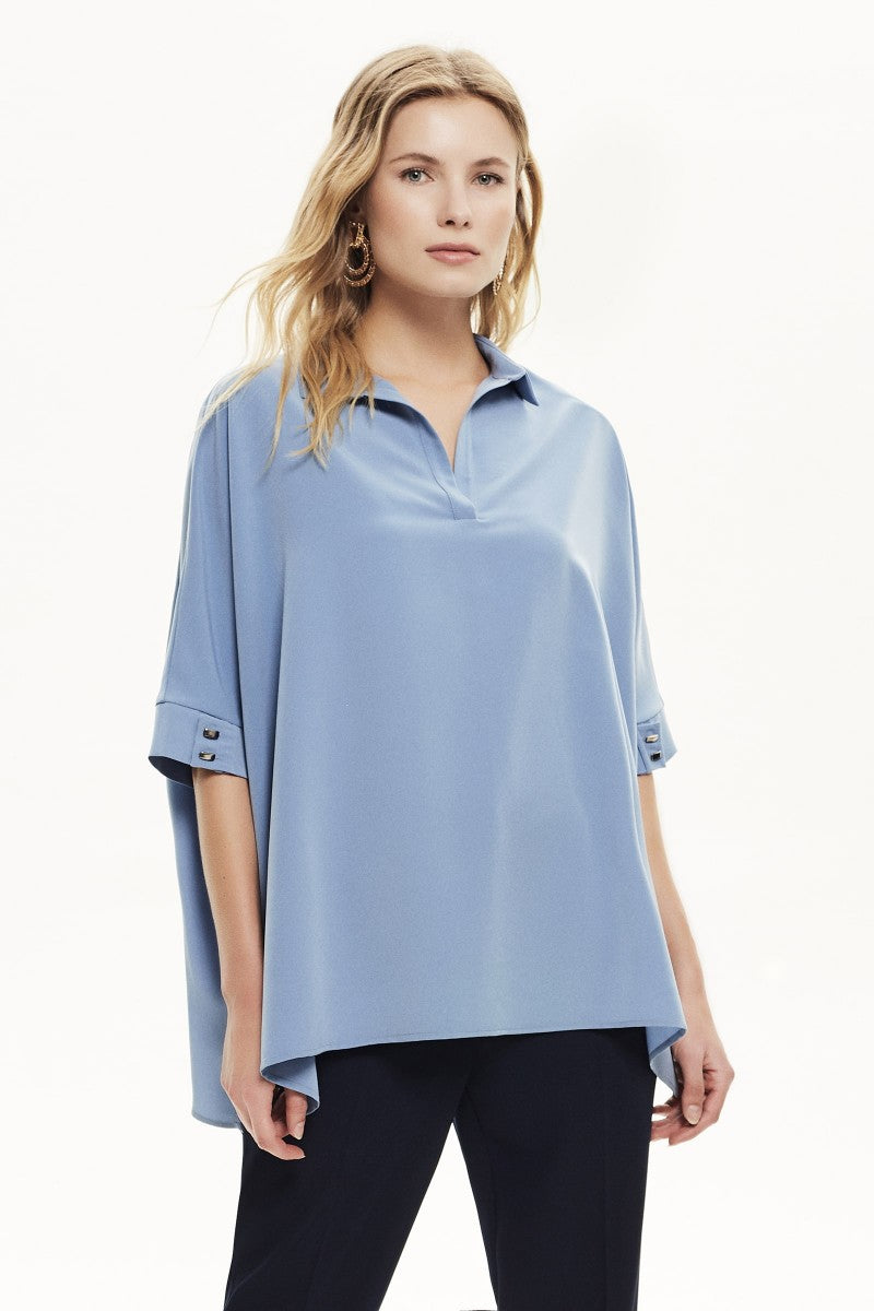 Yarasa Kol Dökümlü Bluz