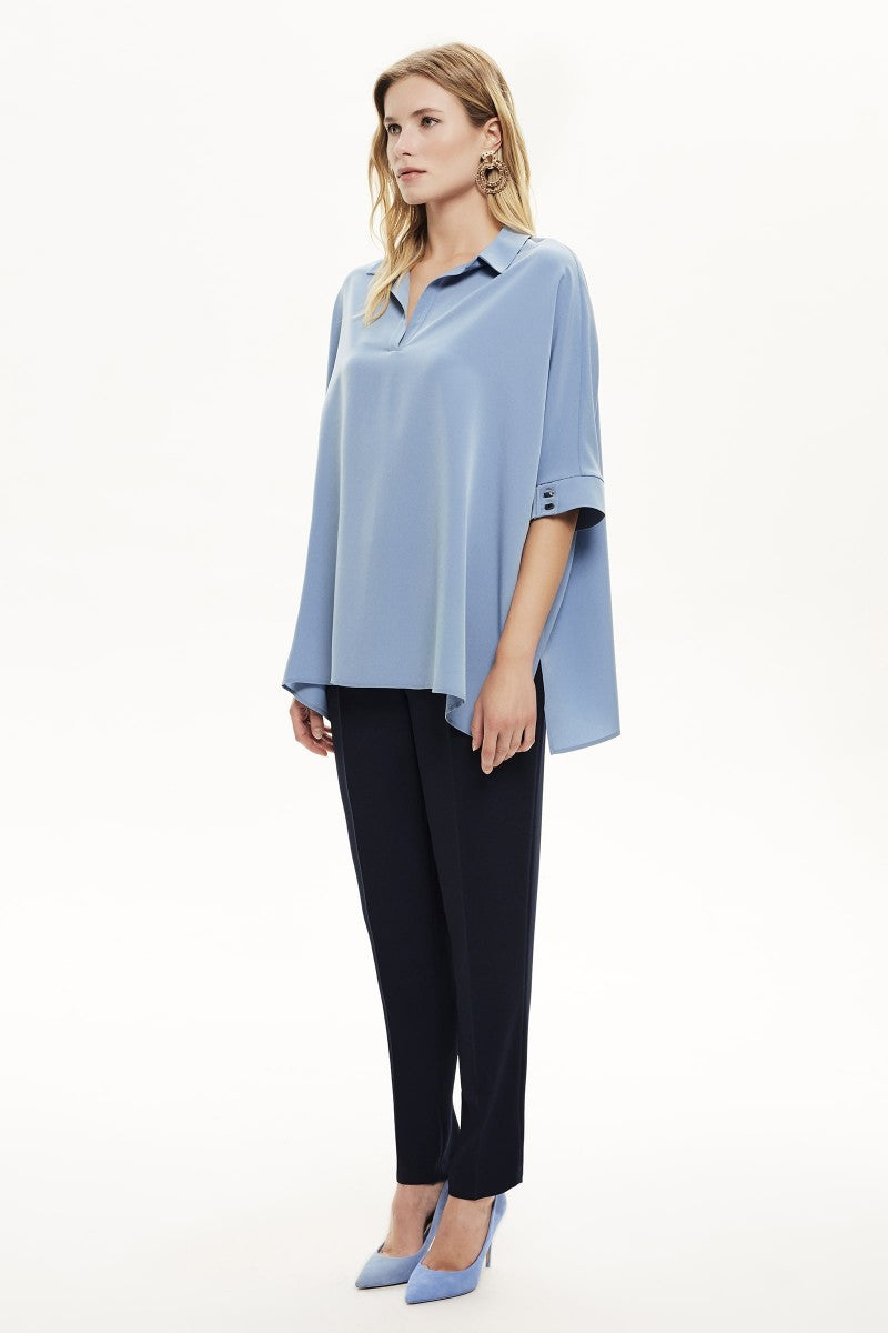 Yarasa Kol Dökümlü Bluz