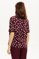 Yarım Patlı Dökümlü Bluz