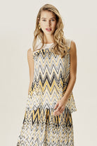 Piliseli Şifon Bluz