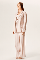 Fularlı Cep Detaylı Blazer Ceket