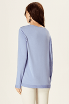 Yırtmaçlı Triko Bluz