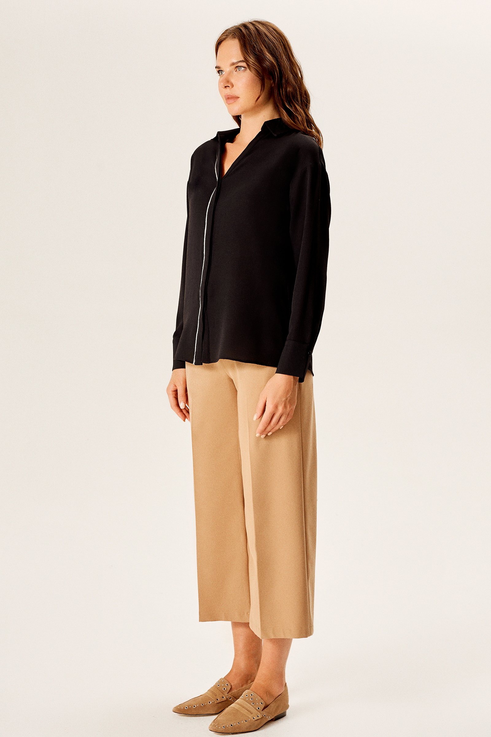 Zincir aksesuarlı Gömlek