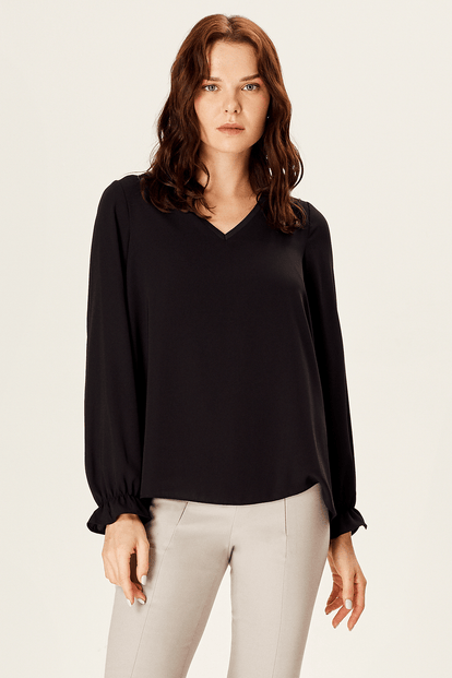 Pilise Detaylı Bluz