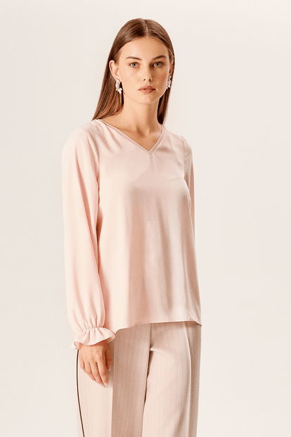 Pilise Detaylı Bluz