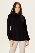 Balıkçı Yaka Düğmeli Bluz