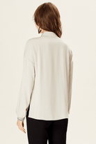 Balıkçı Yaka Düğmeli Bluz