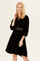 Balon Kollu Geniş Kesim Elbise